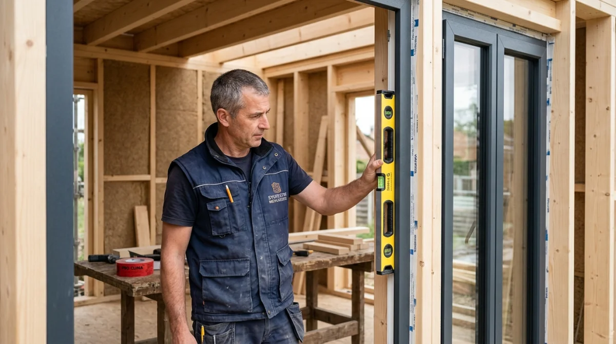 Fabrication de portes et fenêtres pour une ossature bois