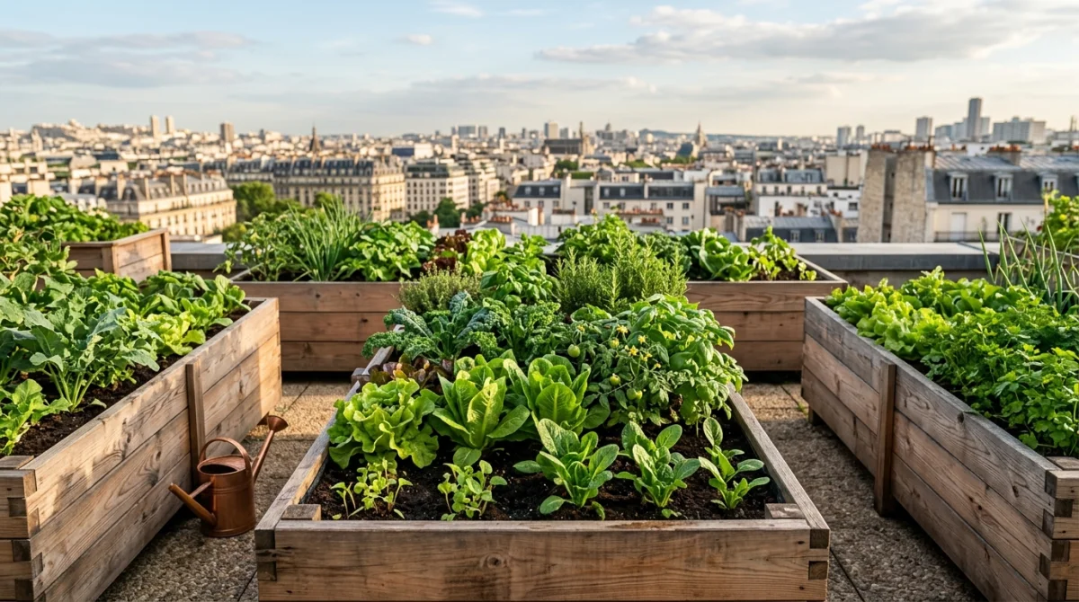 comment faire un potager sur le toit