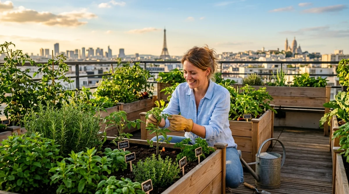 comment faire un potager sur le toit