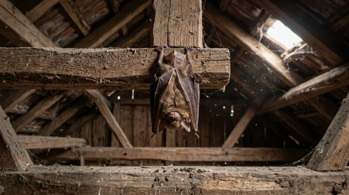 comment se débarrasser des chauves-souris sous le toit