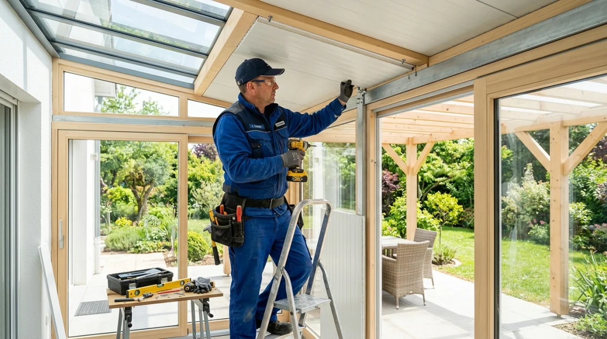 comment isoler un toit de véranda en polycarbonate
